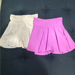 Girls Old Navy Active Skort Set - lavender and purple